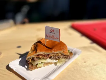 Smashed Burger Nahaufnahme