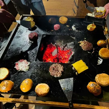 Burger Bar Aufbau