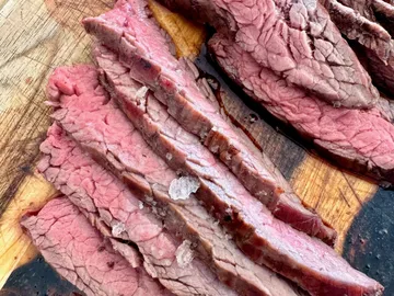 Angeschnittenes Steak